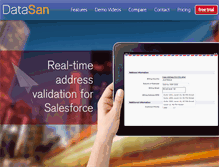 Tablet Screenshot of datasan.com.au